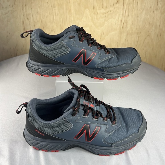 New Balance MT510RB5 Men's 10.5 Navy Red Trail Running Shoes Sneakers - Picture 2 of 16